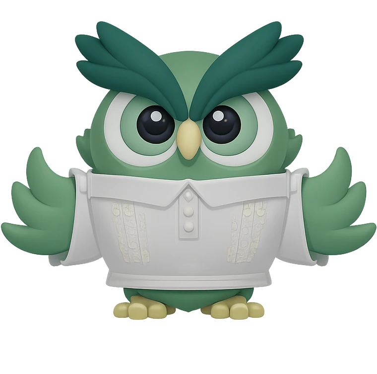 B-ticket mascot (green, in a barong)
